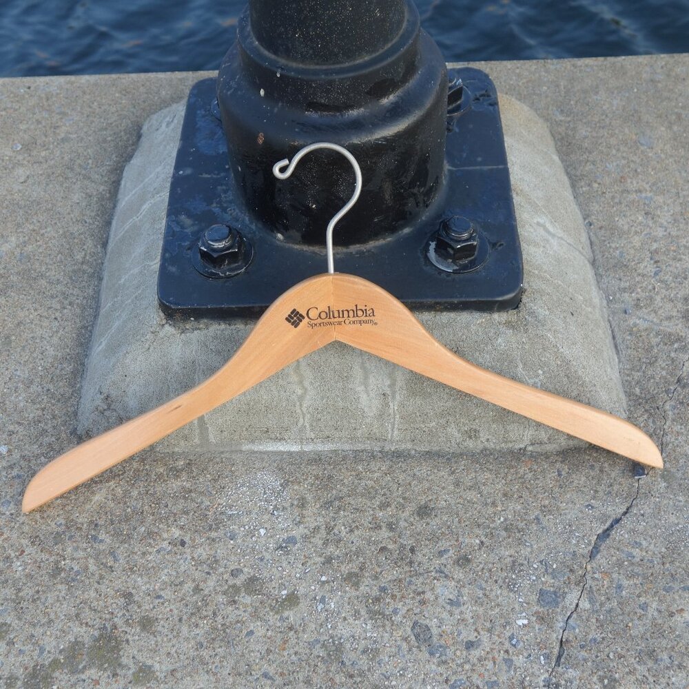 Columbia Sportwear Company Wood Hanger